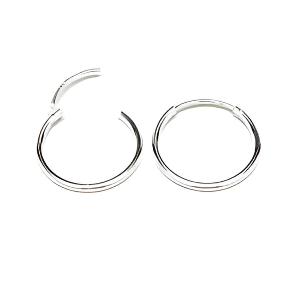 925 Sterling Silver Minimalist Hoop Earrings product image
