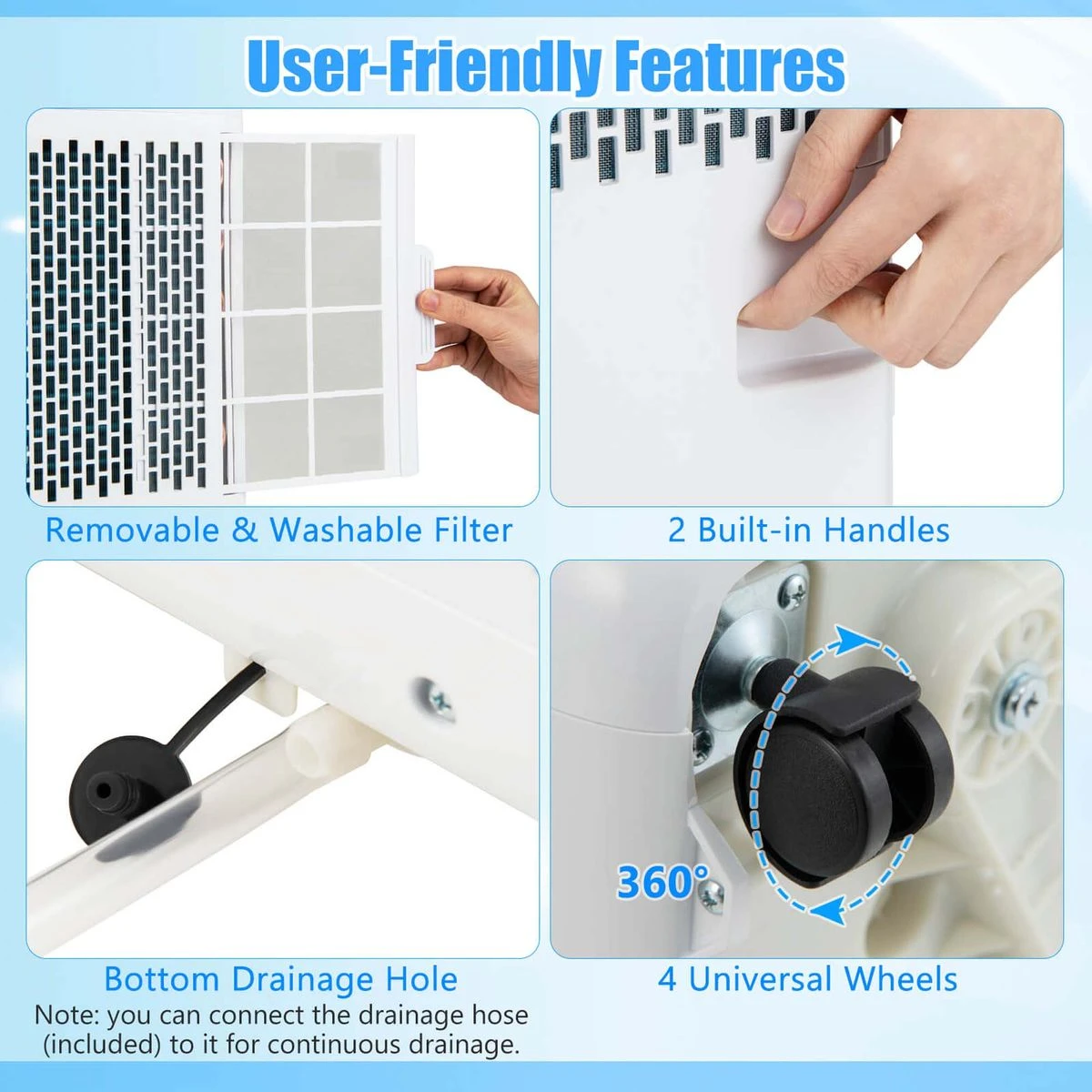 8000 BTU Portable Air Conditioner  product image