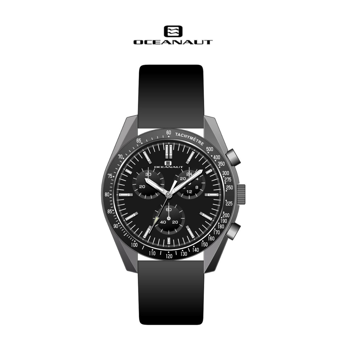 Oceanaut  Men's Orbit  Black Dial Watch product image