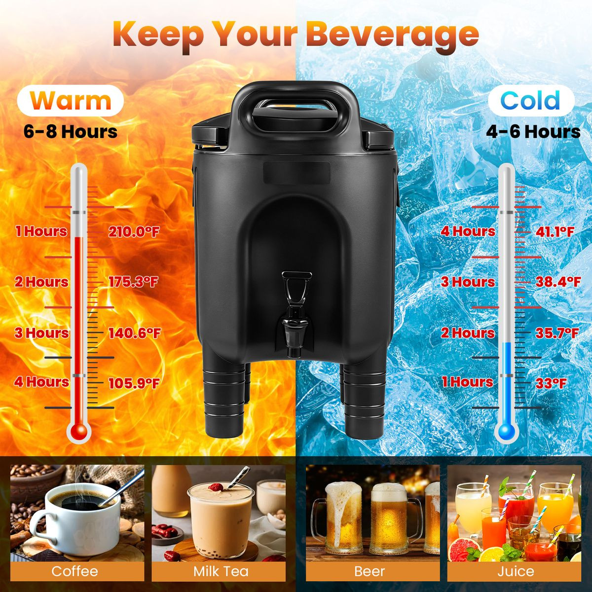 Insulated Beverage Dispenser (1- to 4-Pack) product image