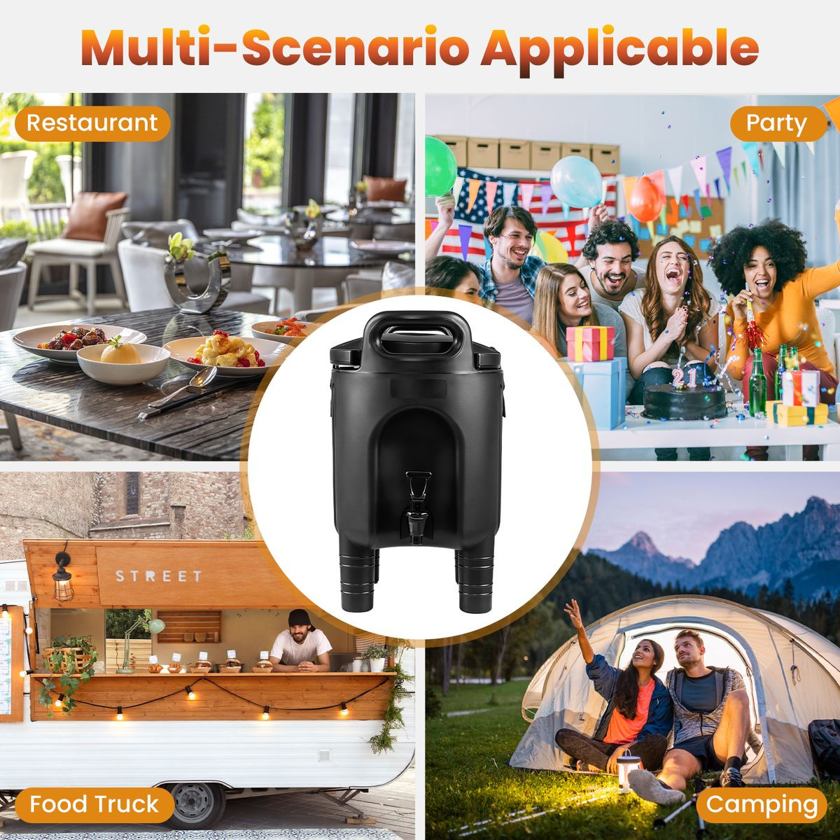 Insulated Beverage Dispenser (1- to 4-Pack) product image