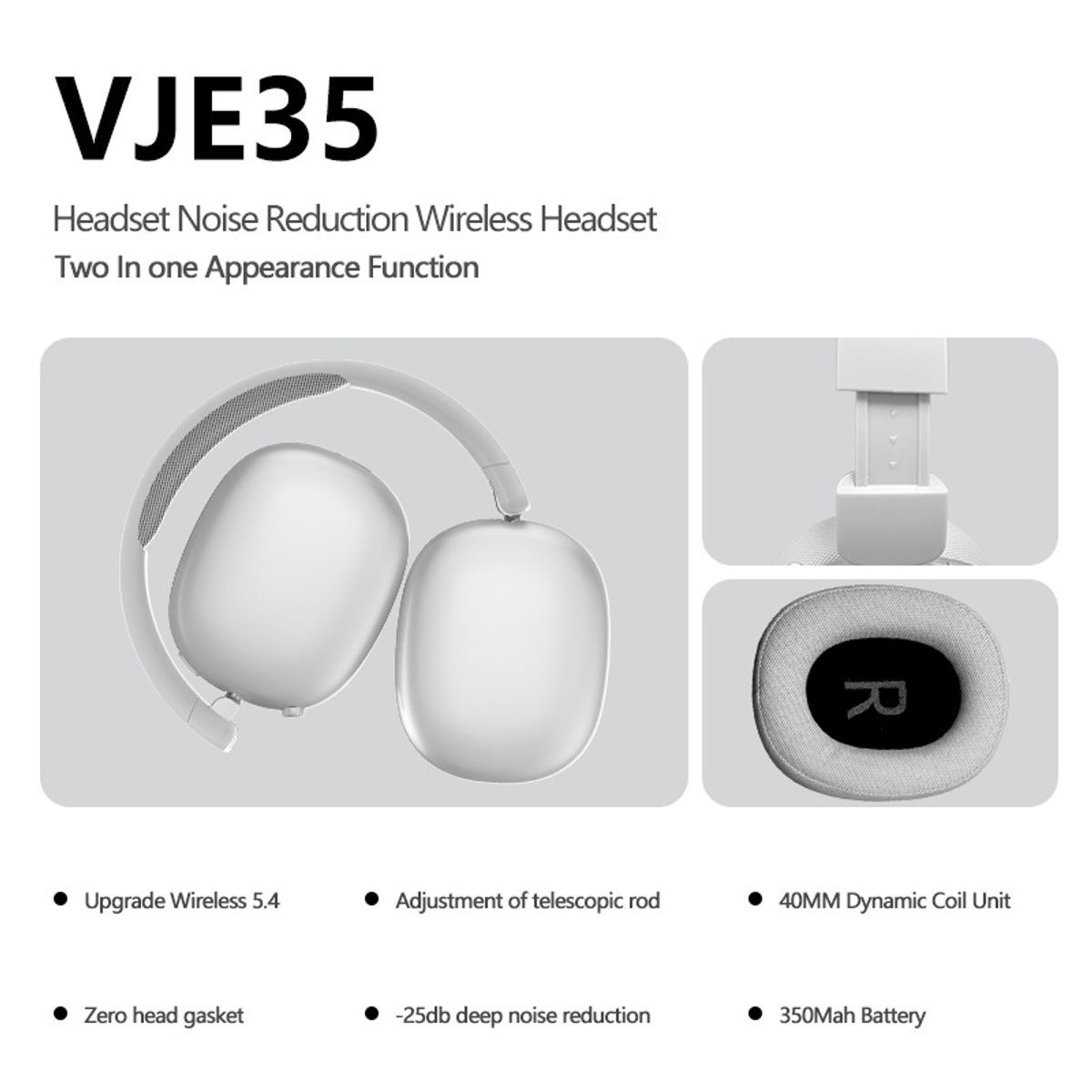 Wireless Over Ear Headphones product image