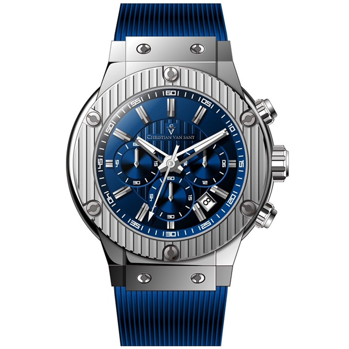 Christian Van Sant Men's Monarchy Blue Dial Watch product image