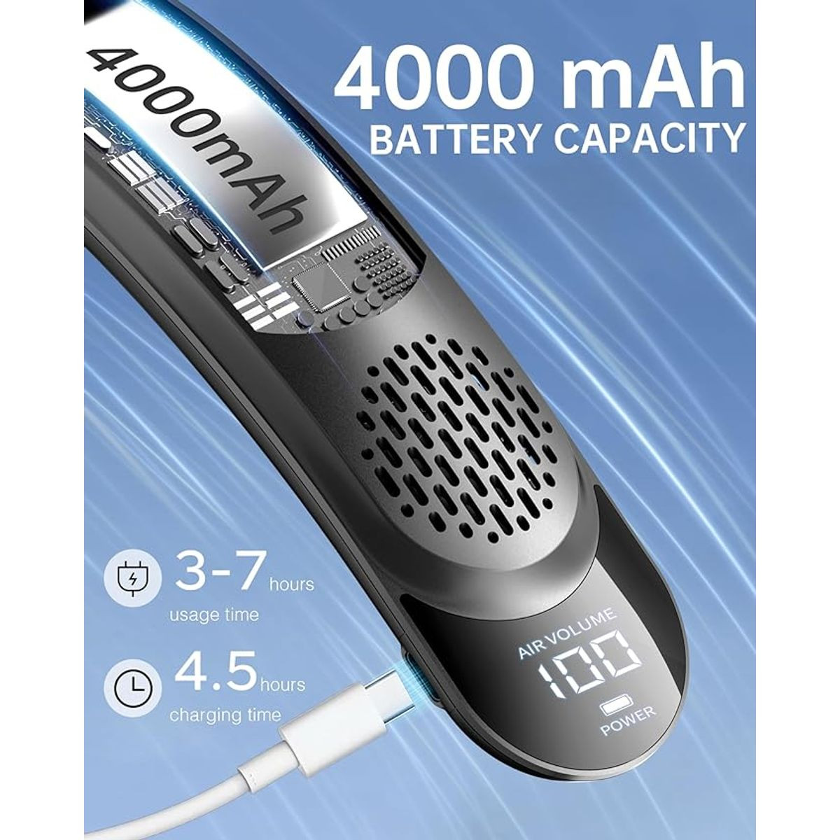 Portble Bladeless Neck Fan product image