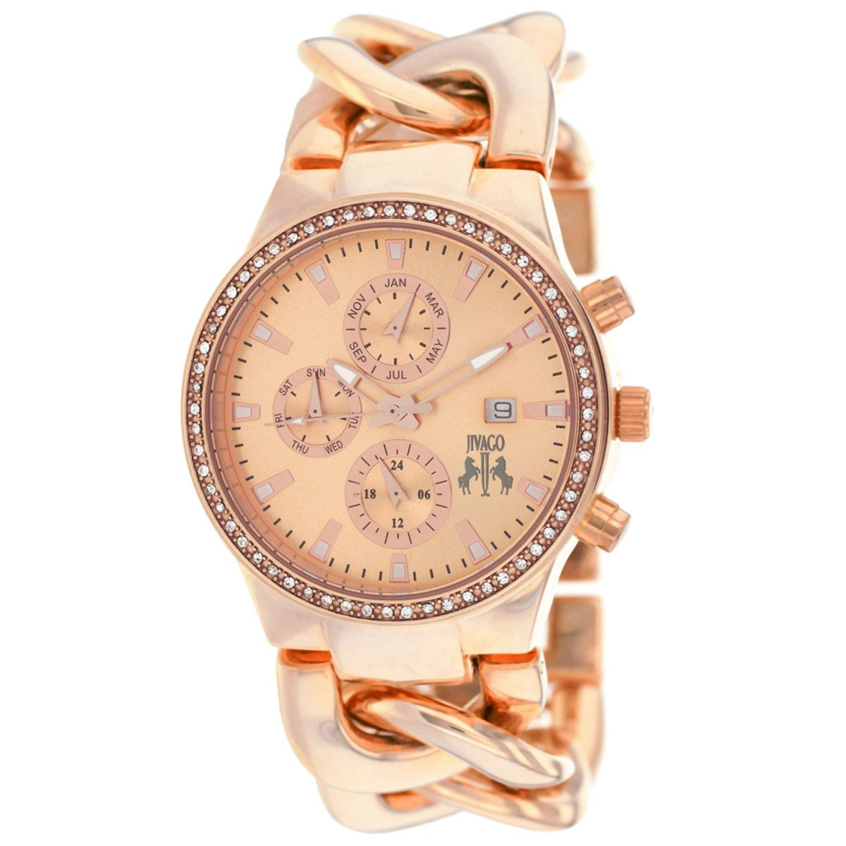 Jivago Women's Lev Rose Gold Dial Watch product image