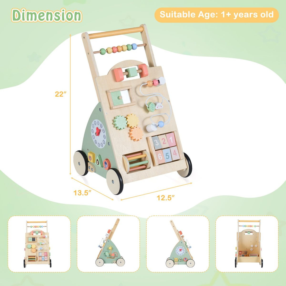 Wooden Baby Push Walker product image