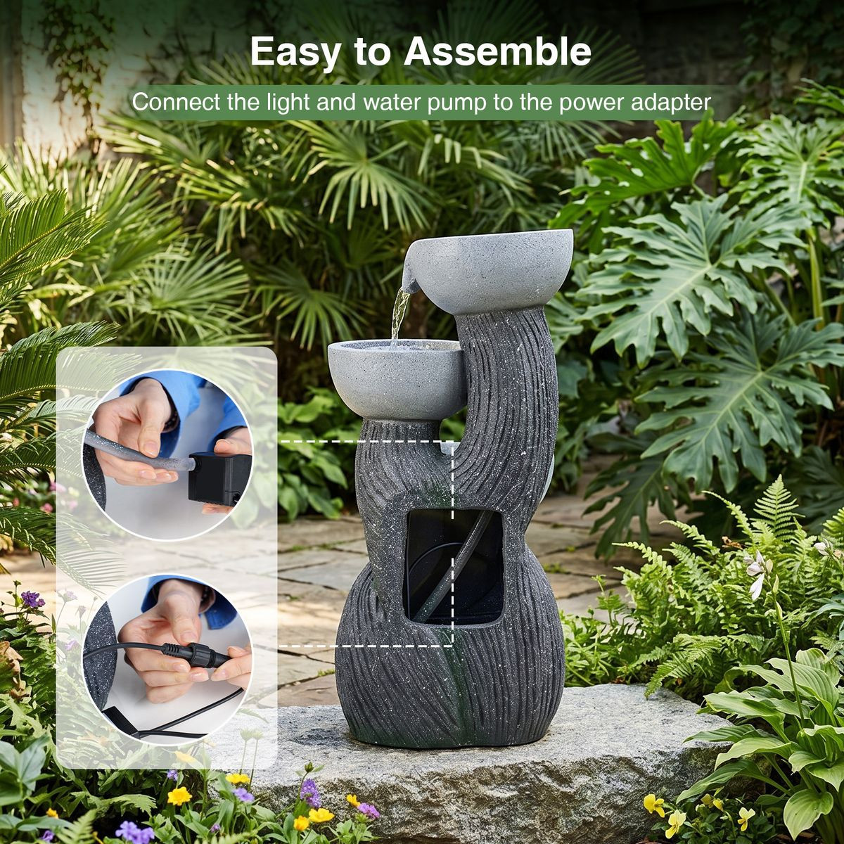 3-Tier Outdoor Water Fountain  product image