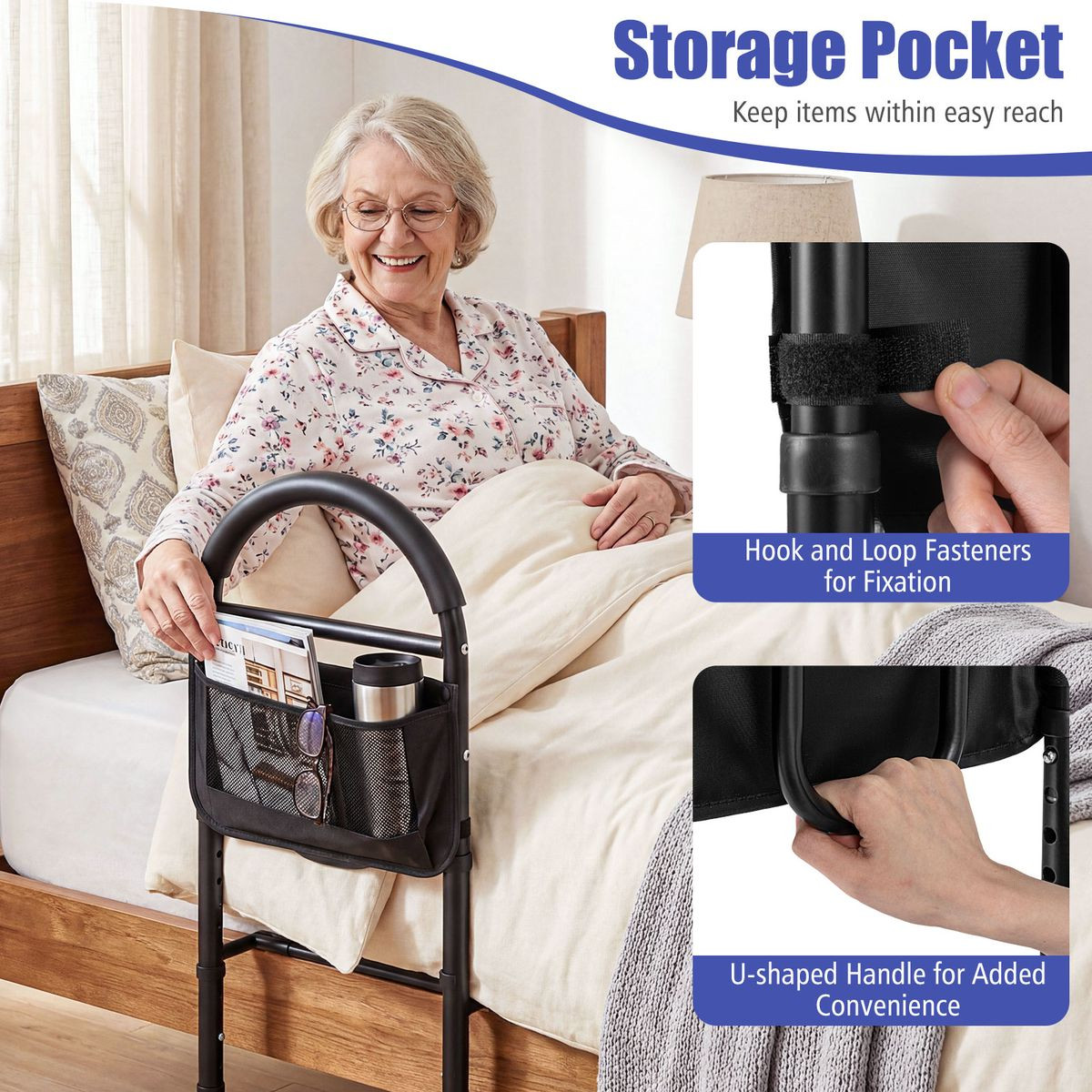 Height Adjustable Bed Rail product image