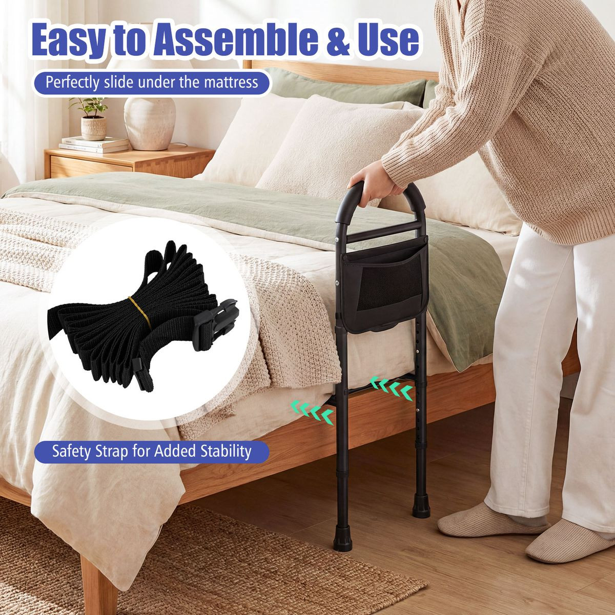 Height Adjustable Bed Rail product image
