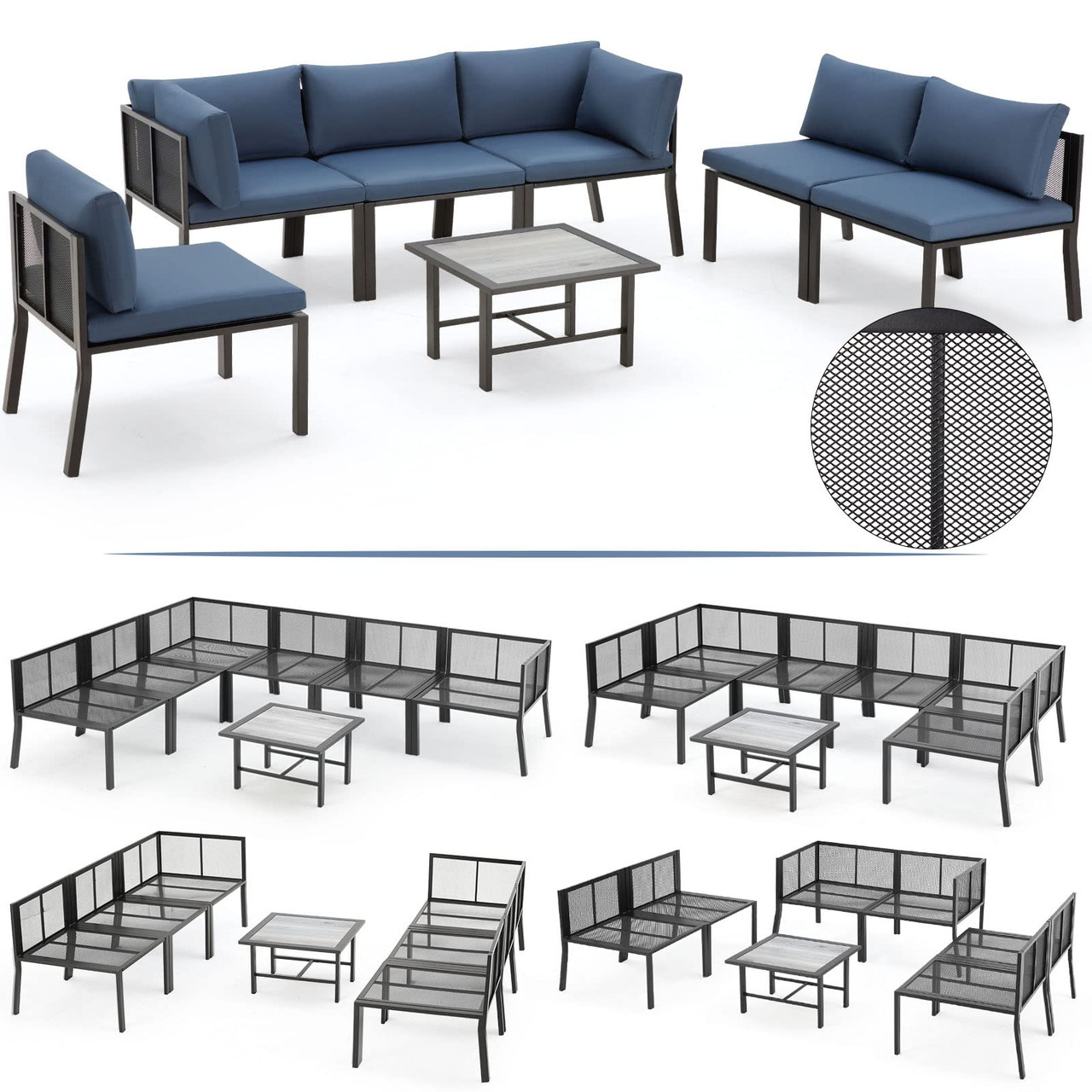 Outdoor Patio Furniture Set with Cushions product image