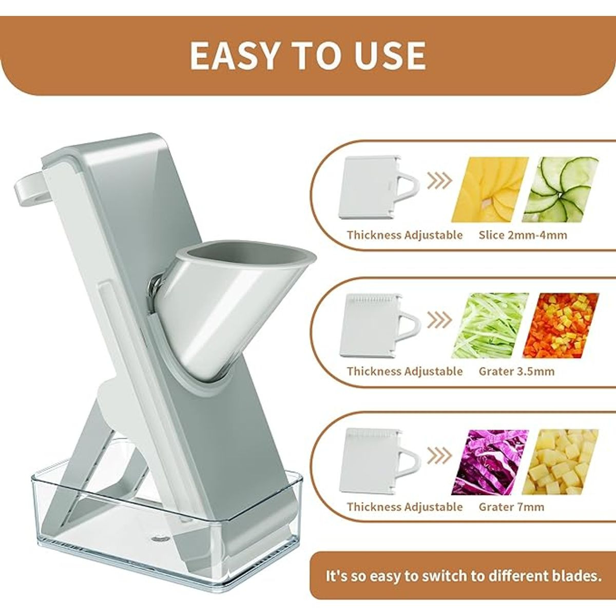 LaCyan 4-in-1 Mandoline Slicer  product image