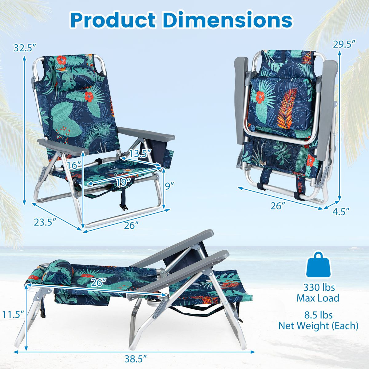 Low Beach Chair (2-Pack) product image