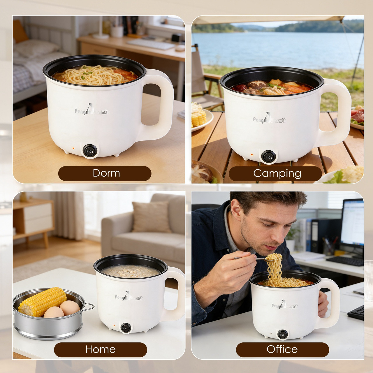 Electric Hot Pot with  Steamer  product image