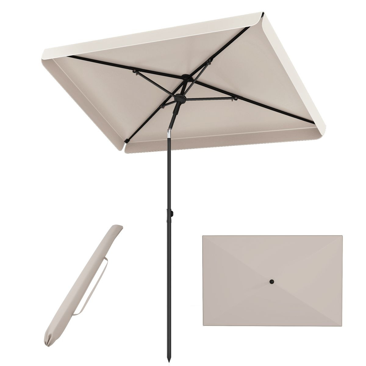 Rectangular Outdoor Balcony Umbrella product image