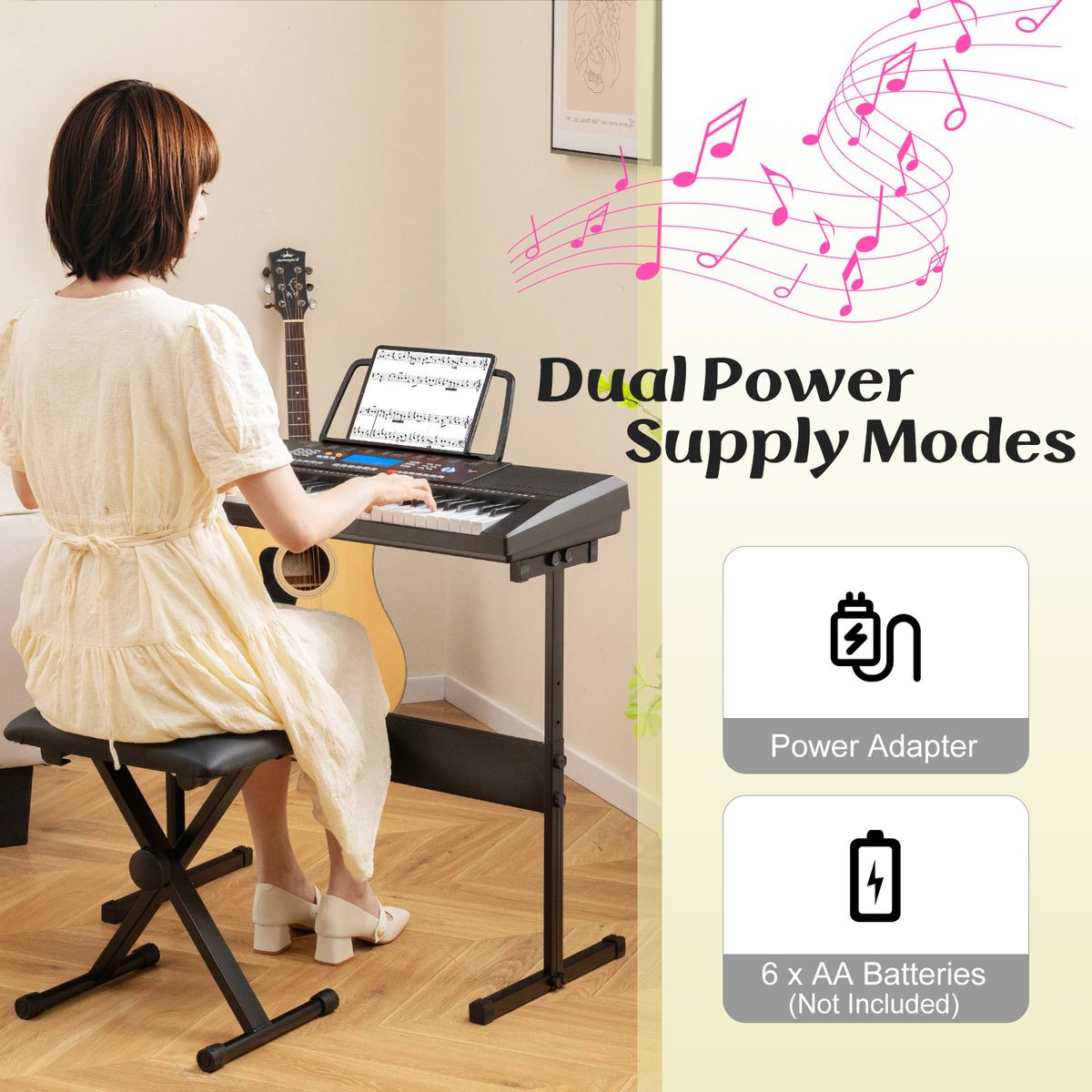 61 Key Portable Electronic Keyboard product image