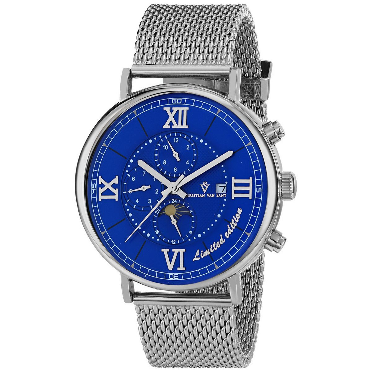 Christian Van Sant Men's Somptueuse LTD Blue Dial Watch product image