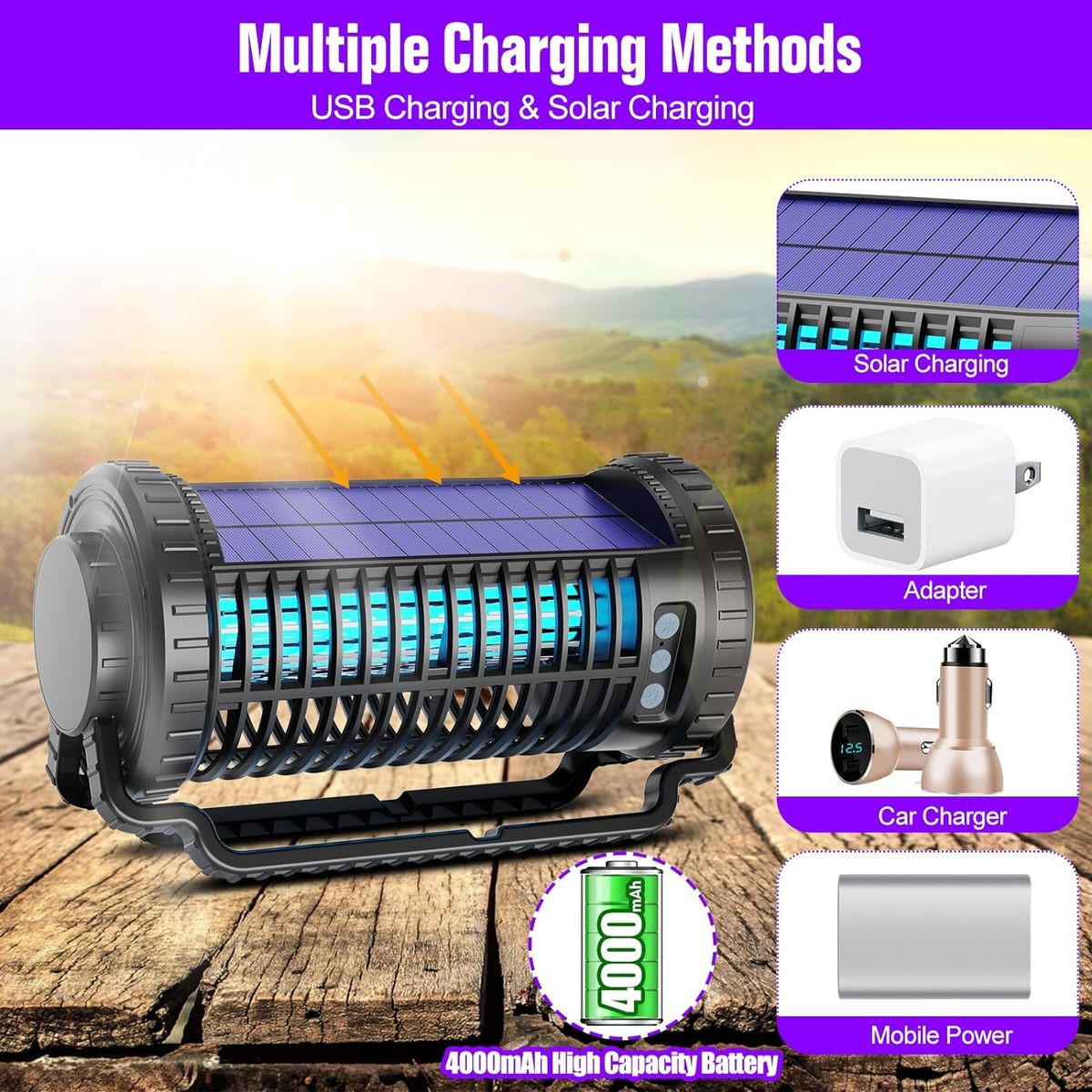 Outdoor Solar Bug Zapper product image