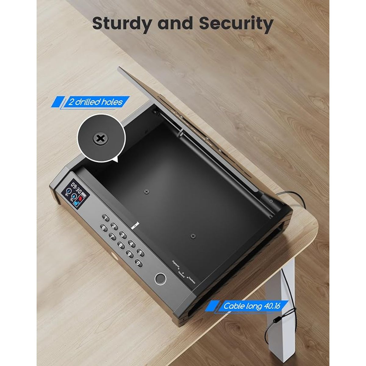 Biometric Gun Safes for Handgun with LCD product image