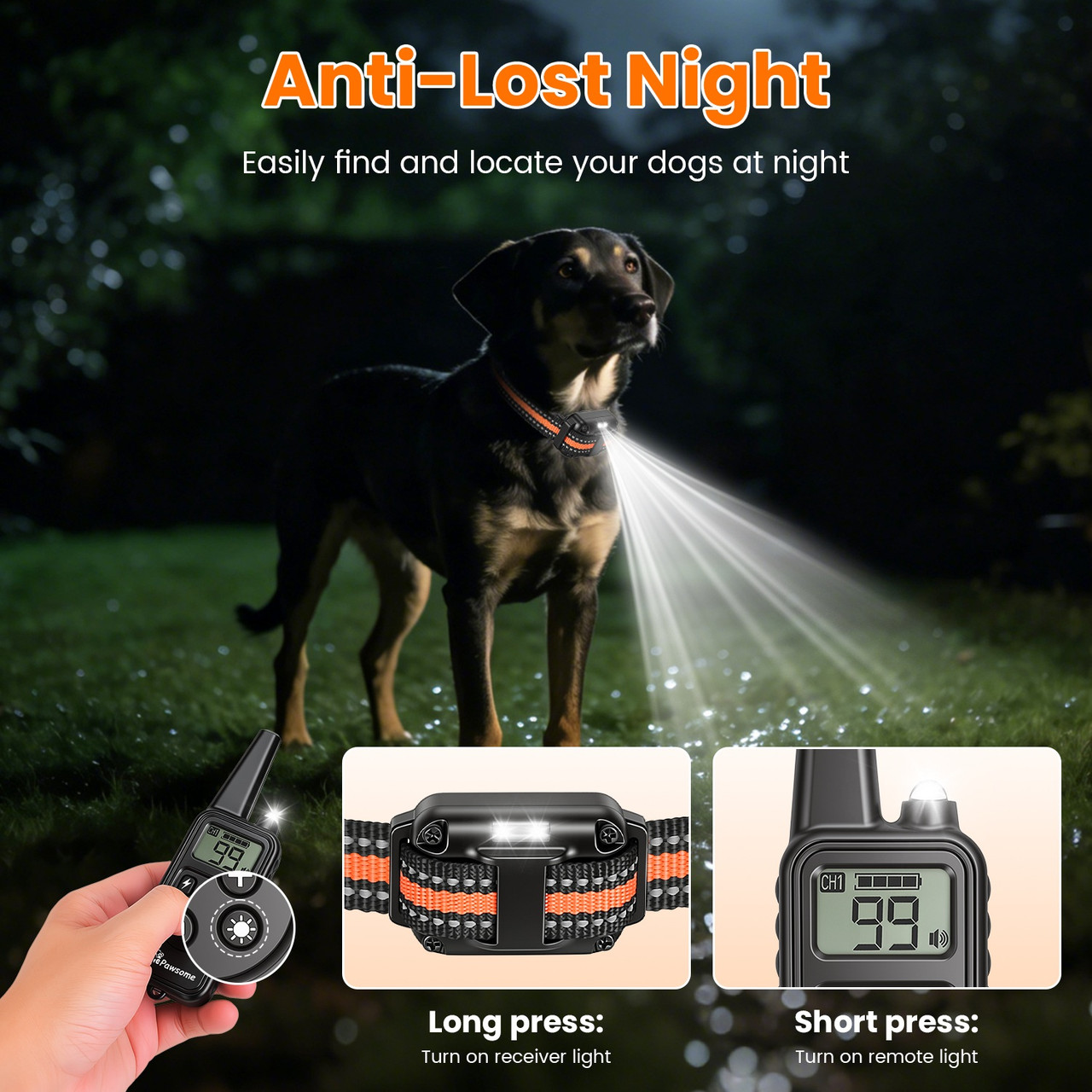Dog Training Collar with Remote (1 or 2 Collars) product image