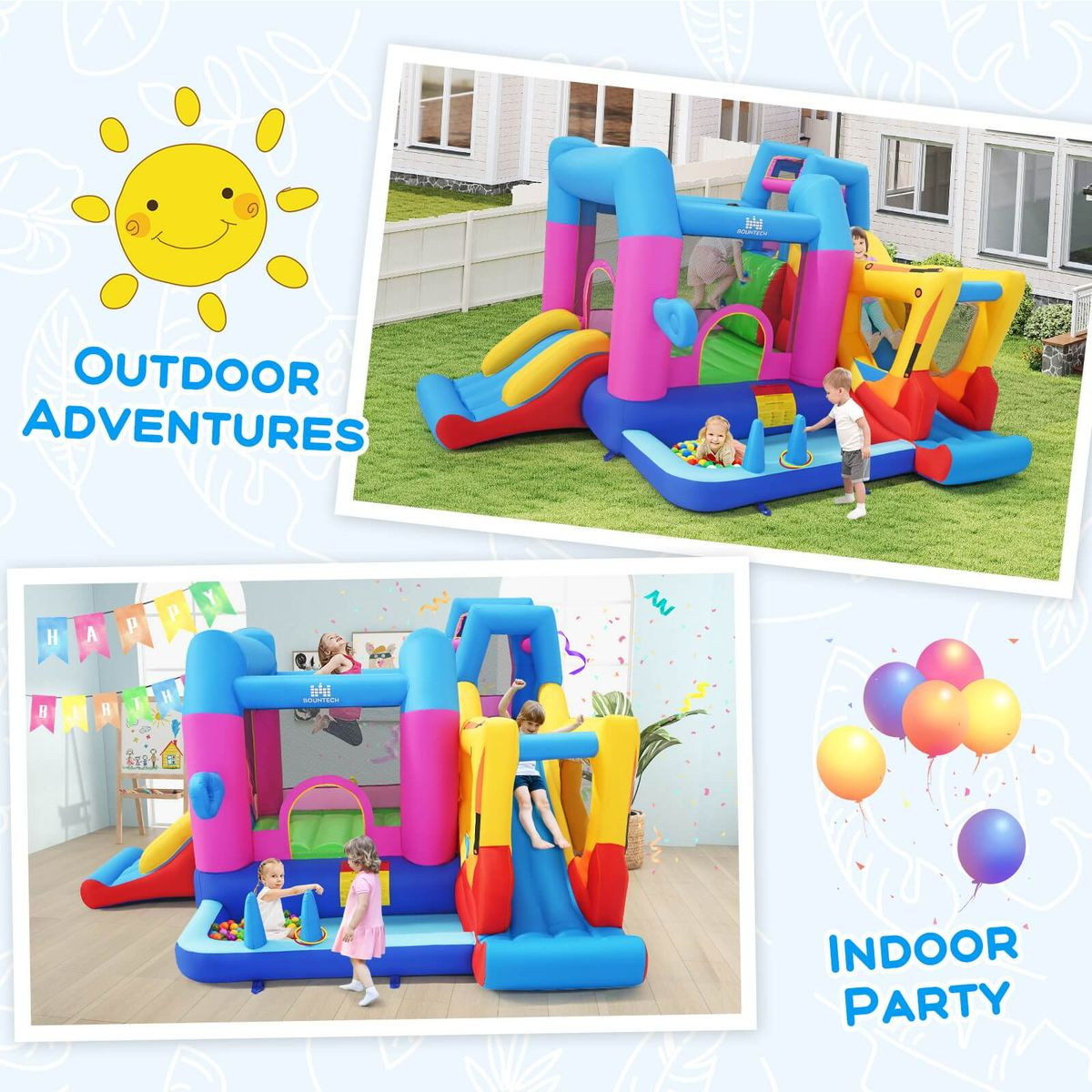 Inflatable Bounce House (With or Without Blower) product image