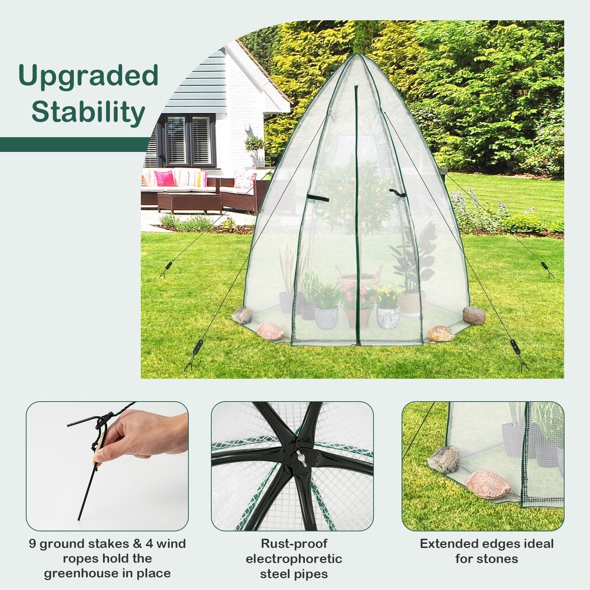 Portable Mini Walk-in Greenhouse  product image