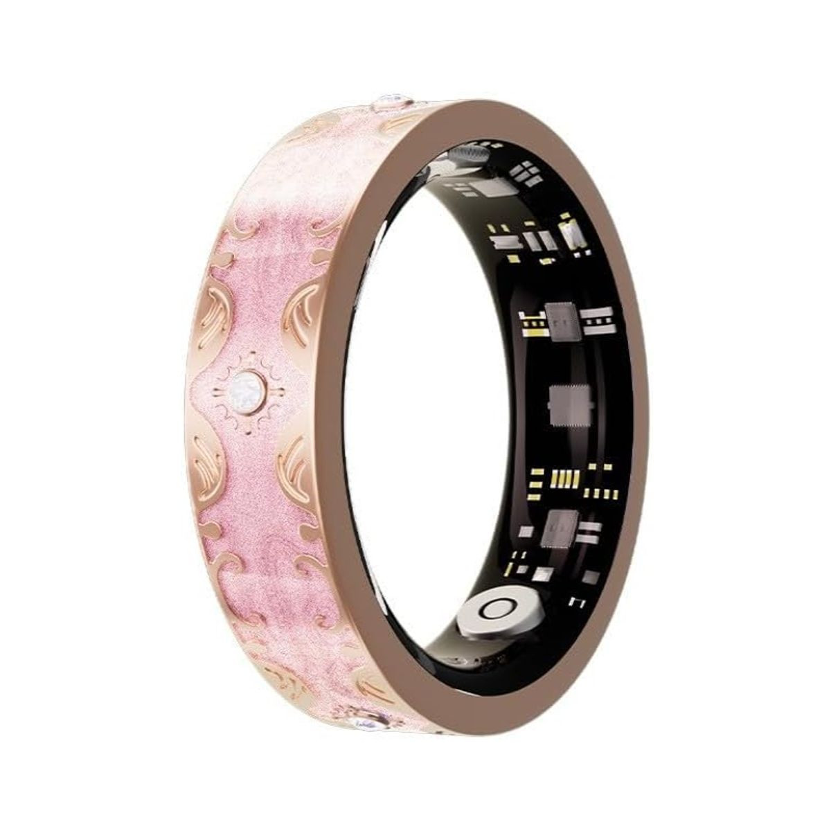 Vintage Engraved Smart Health Ring product image