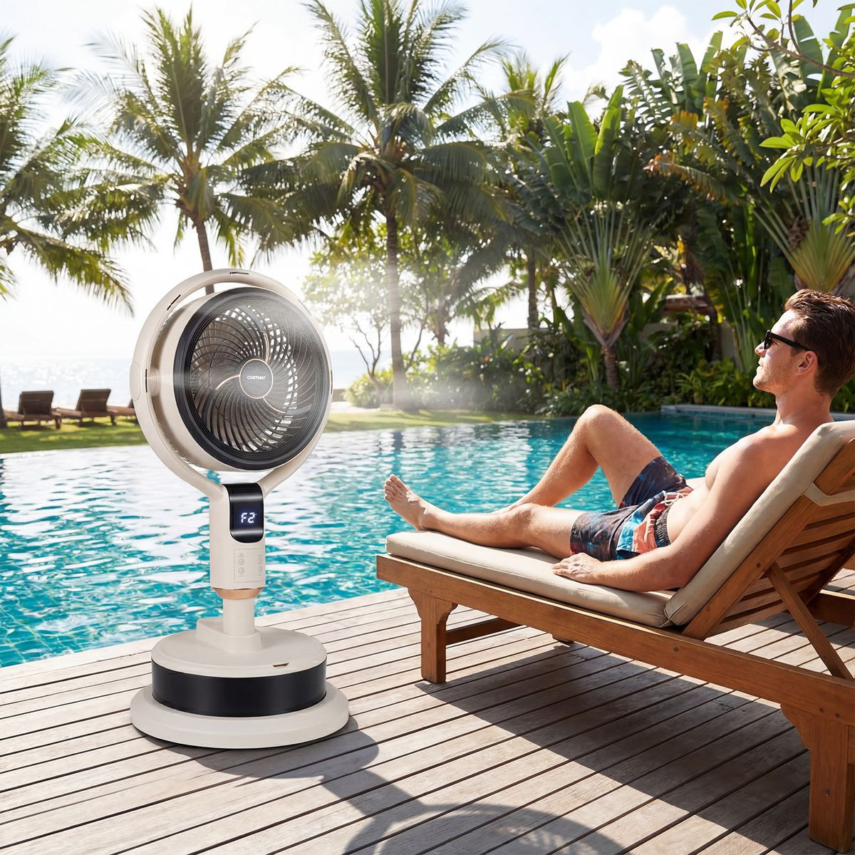 Misting Pedestal Fan product image