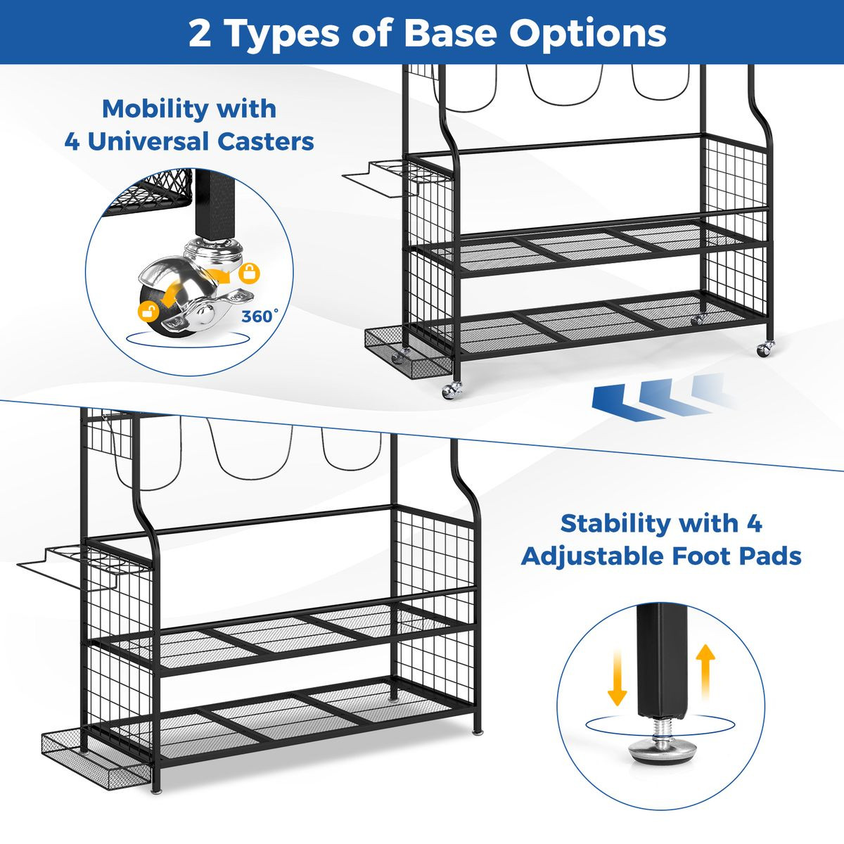 Golf Bag Garage Organizer product image