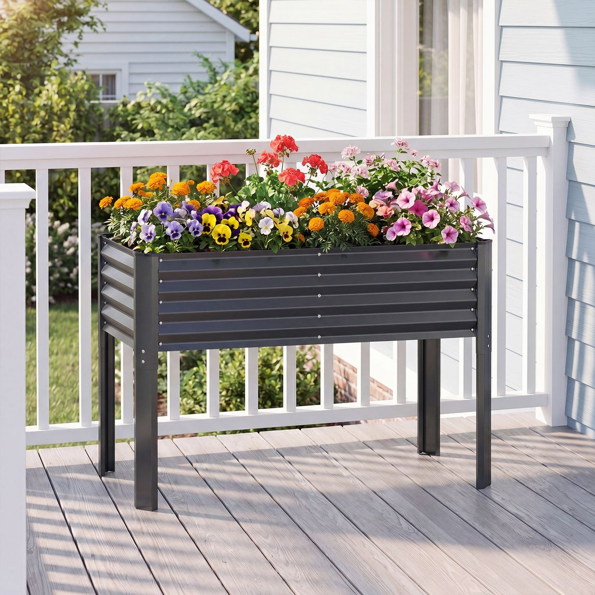 Galvanized Steel Raised Garden Bed (1- or 2-Pack) product image