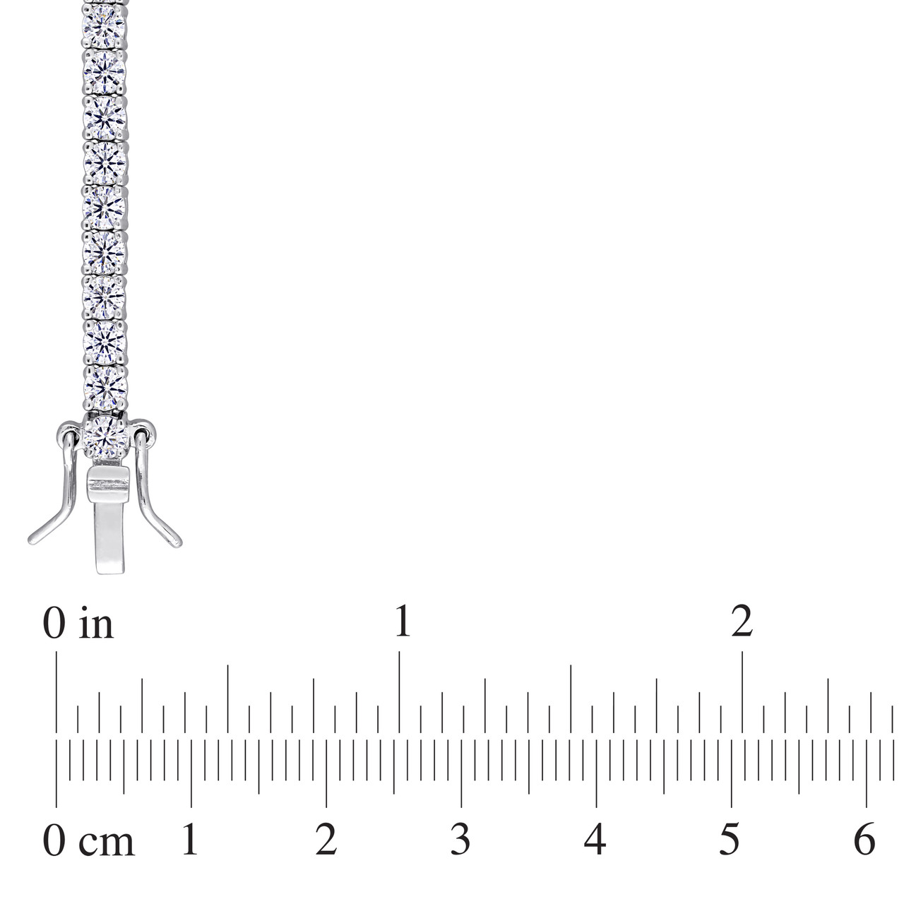 5ct  Moissanite Sterling Silver Tennis Bracelet product image