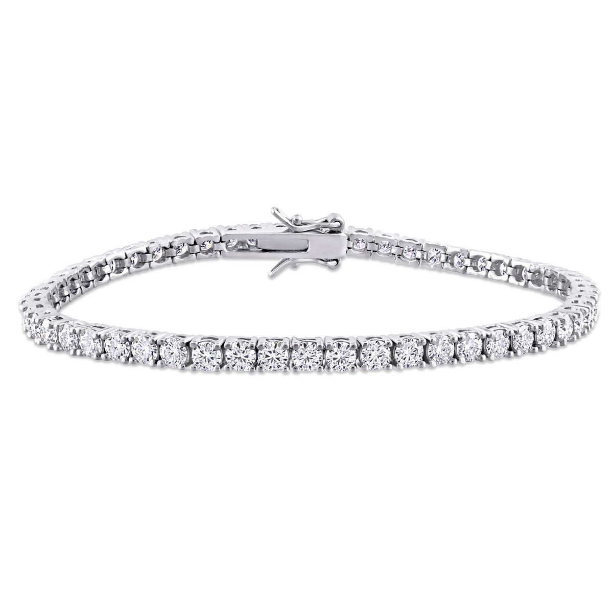 5ct  Moissanite Sterling Silver Tennis Bracelet product image