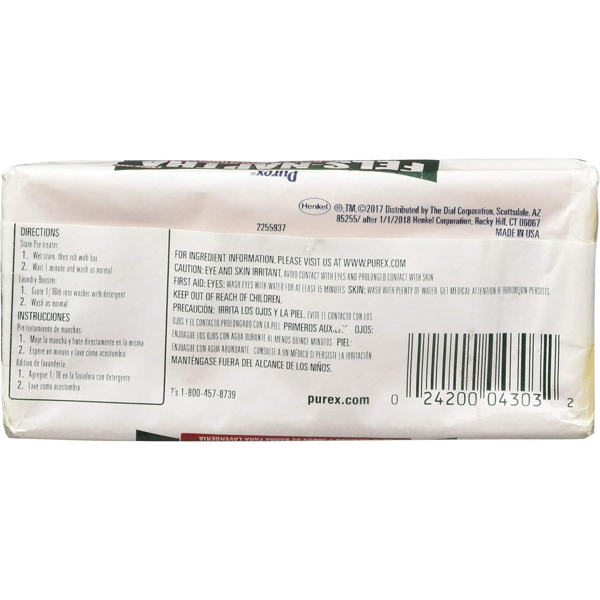 Purex Fels Naptha Laundry Bar and Stain Remover product image