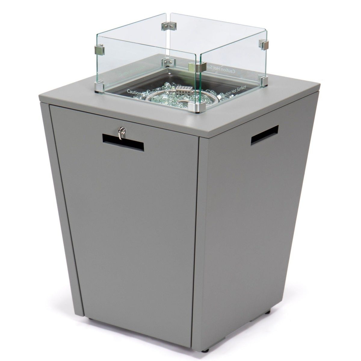 37,000 BTU Propane Steel Fire Pit Table with Wind Guard product image