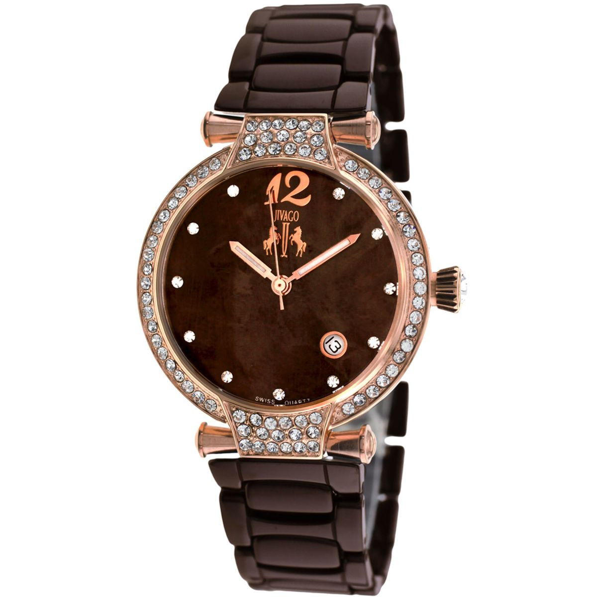 Jivago Women's Bijoux Brown MOP Dial Watch product image