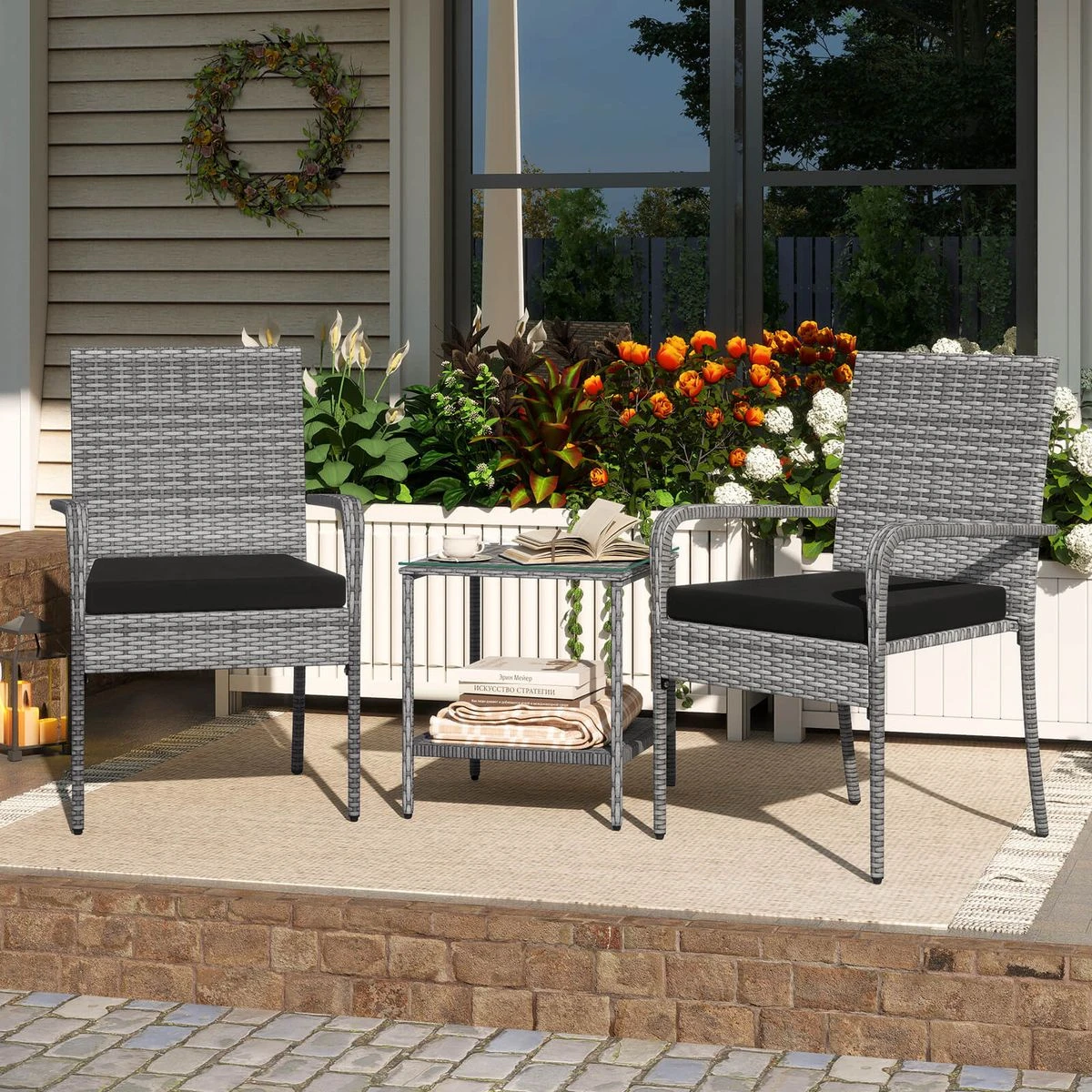 Rattan Patio Furniture Set (3 Pieces) product image