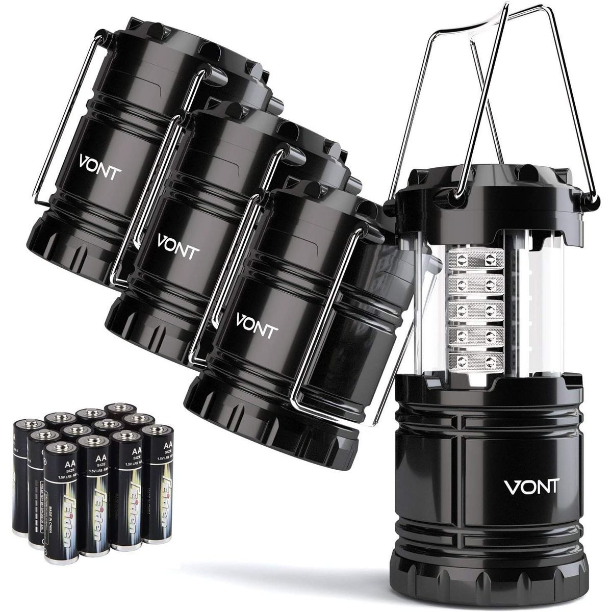 Vont Collapsible Camping Lanters (4-Pack) product image