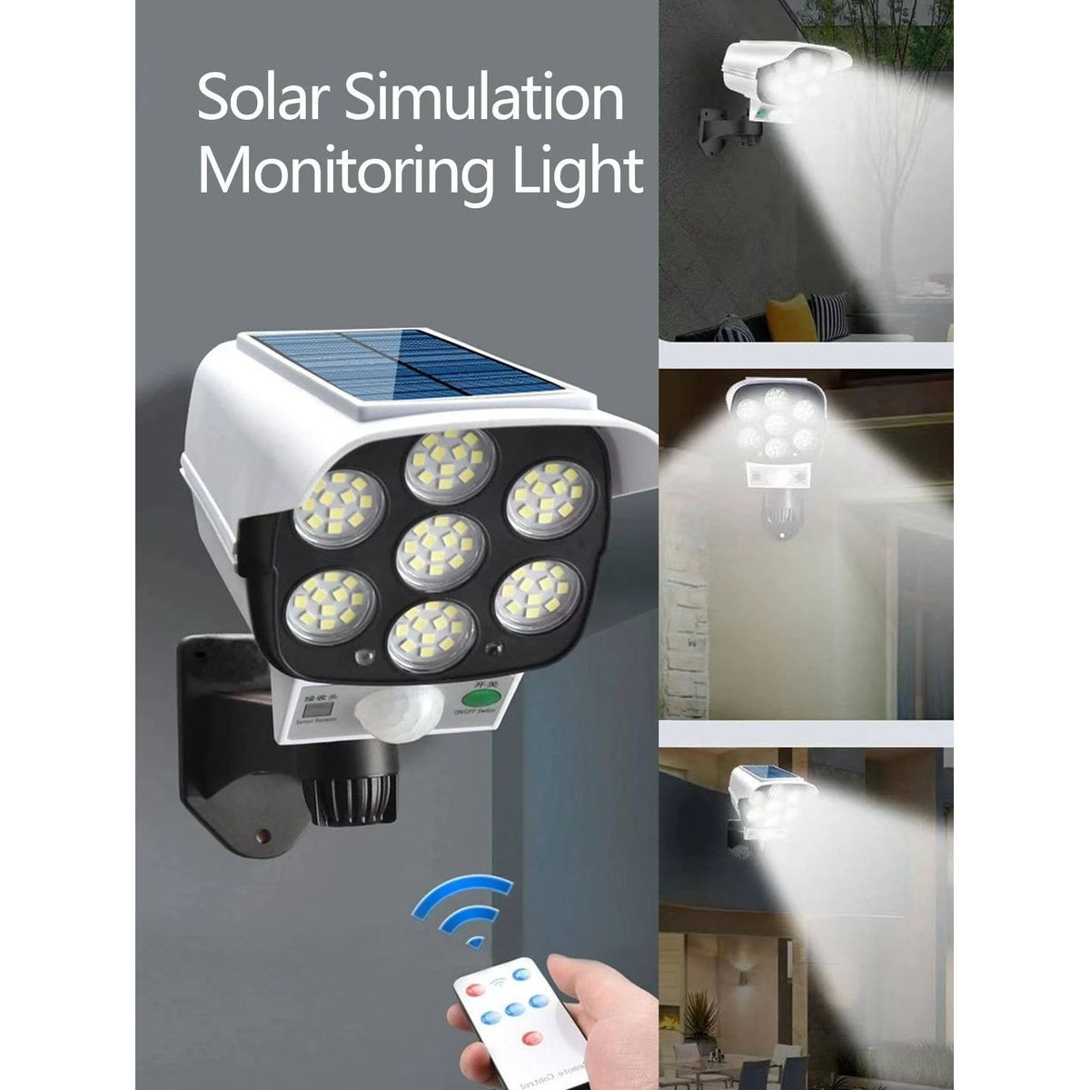 Remote Control Solar Sensor Mountable LED Light product image