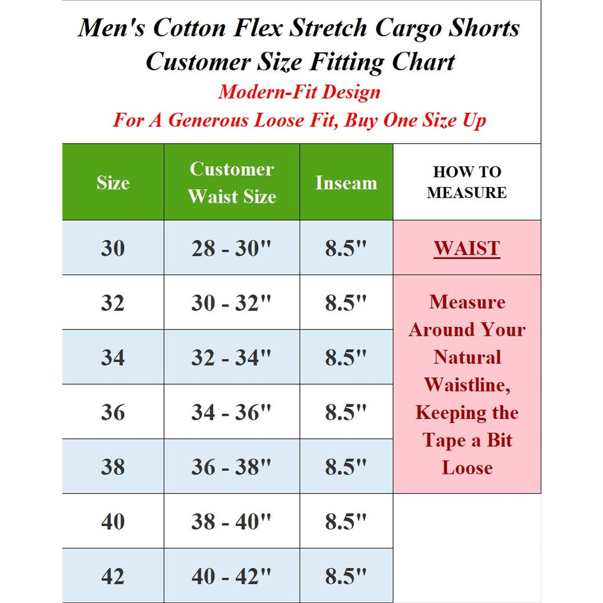 Men's Cotton Flex Stretch Cargo Shorts (3-Pack) product image