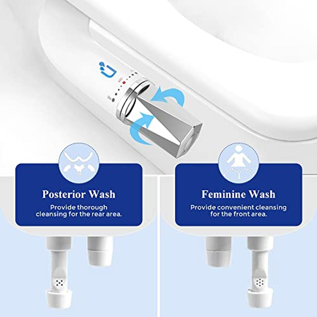 Toilet Seat Attachment - Non-Electric Dual Nozzle product image