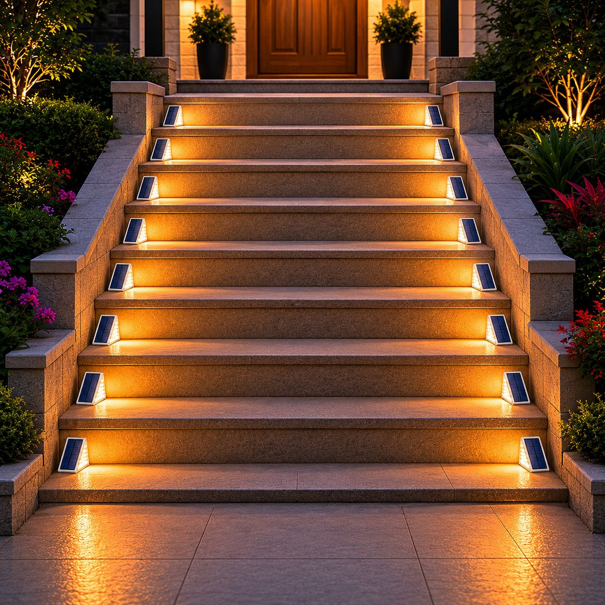 Outdoor Triangle Solar Step Light (6-Pack) product image