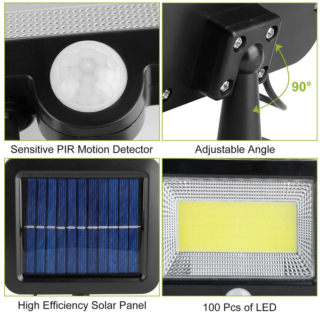 Solar Powered Motion Sensor Wall Light product image