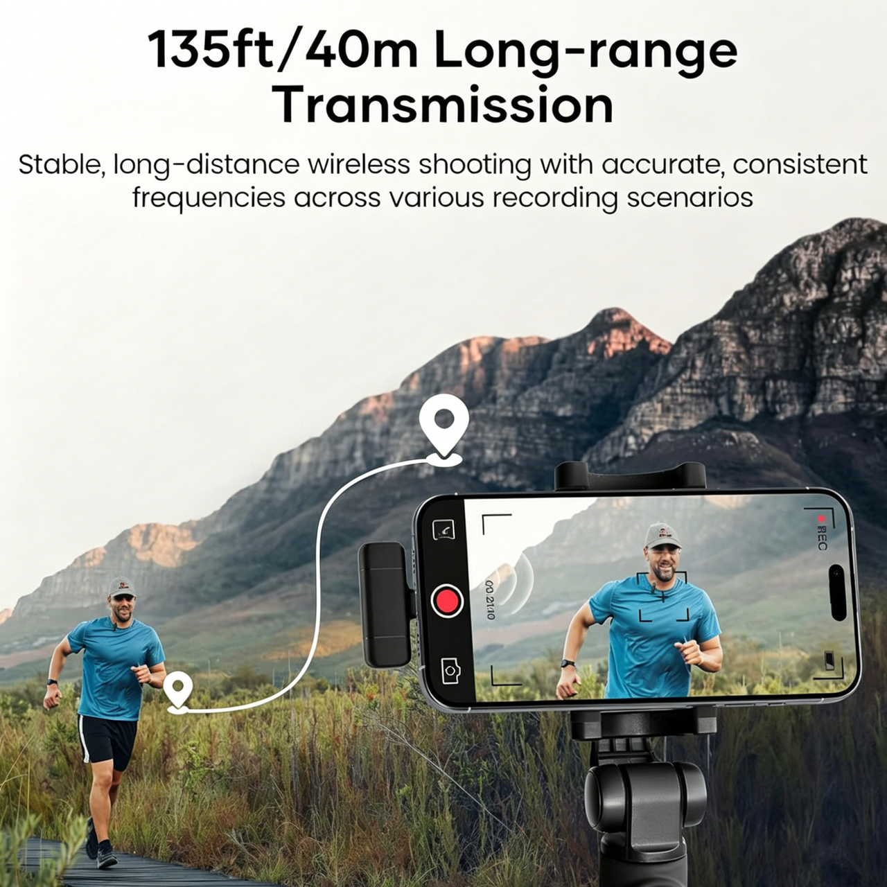Wireless Microphone with Charging Case product image