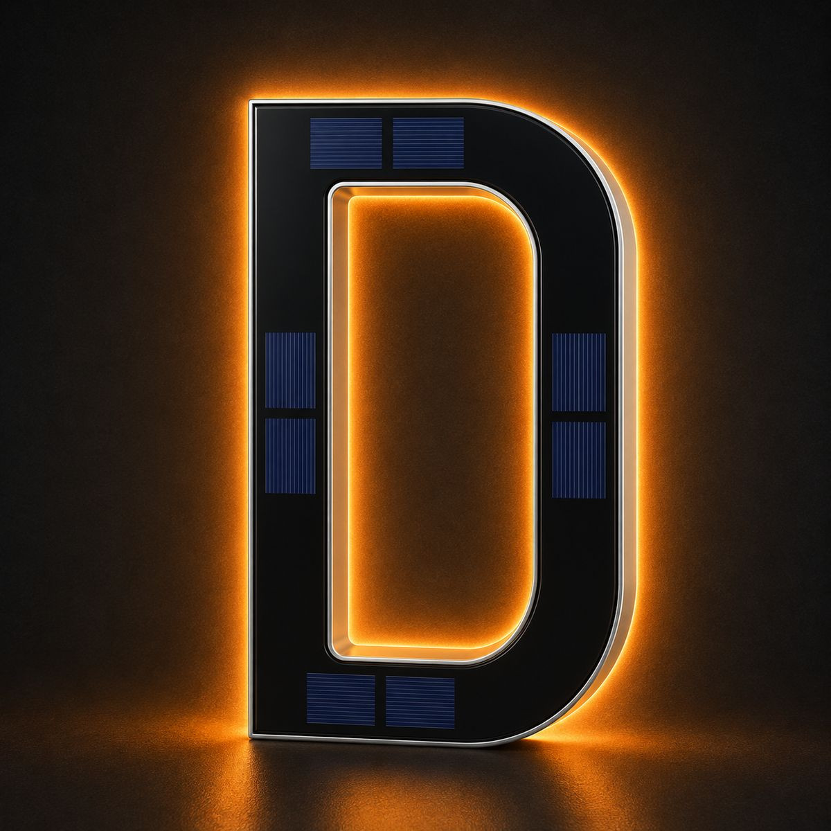 Solar LED House Number Sign product image