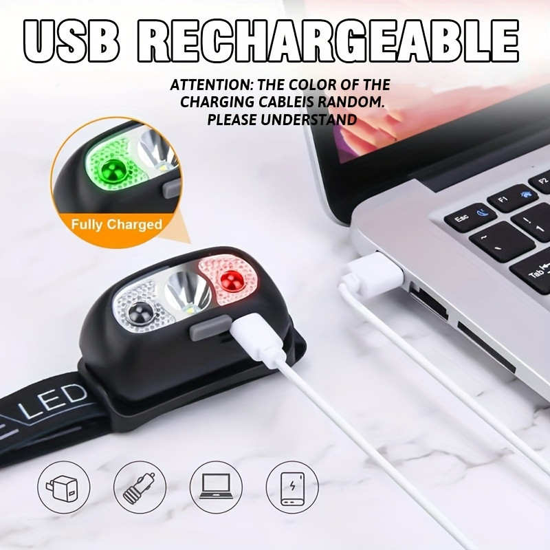 USB Rechargeable Motion Sensor LED Headlamp product image