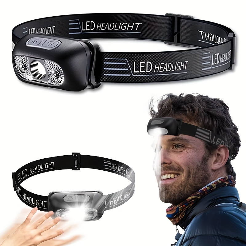 USB Rechargeable Motion Sensor LED Headlamp product image