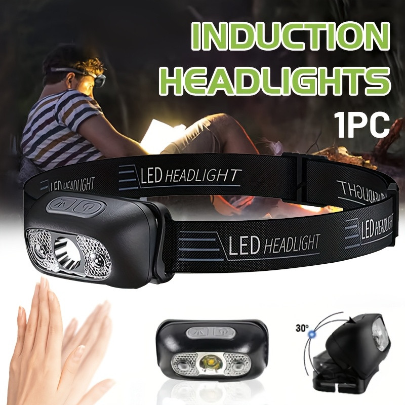USB Rechargeable Motion Sensor LED Headlamp product image