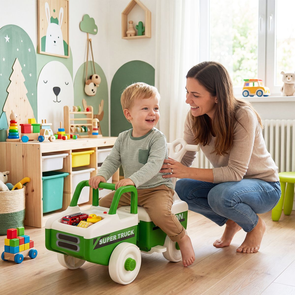 4 in 1 Ride on Push Car product image