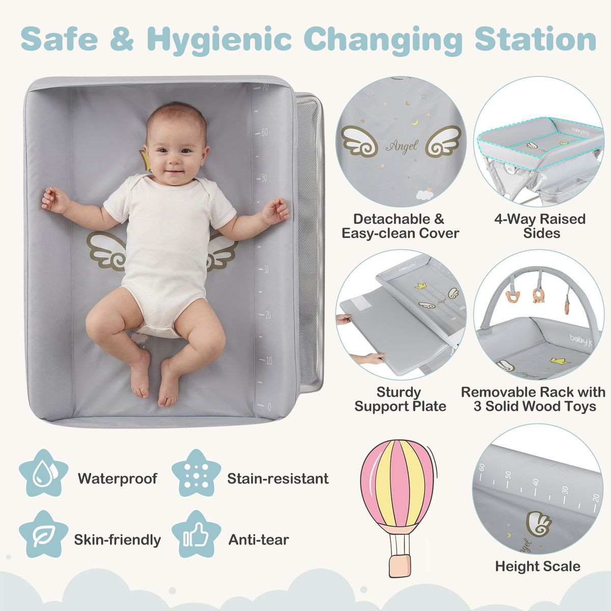 Babyjoy Foldable Baby Changing Table  product image