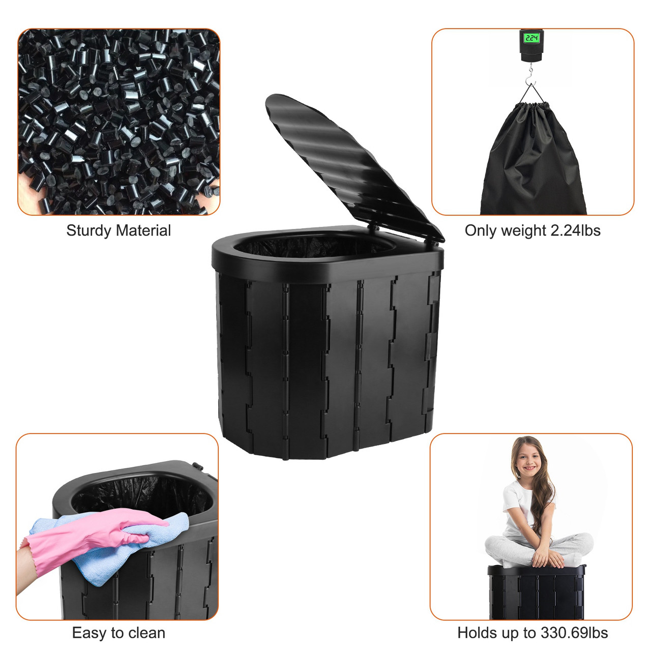 Foldable Portable Toilet product image