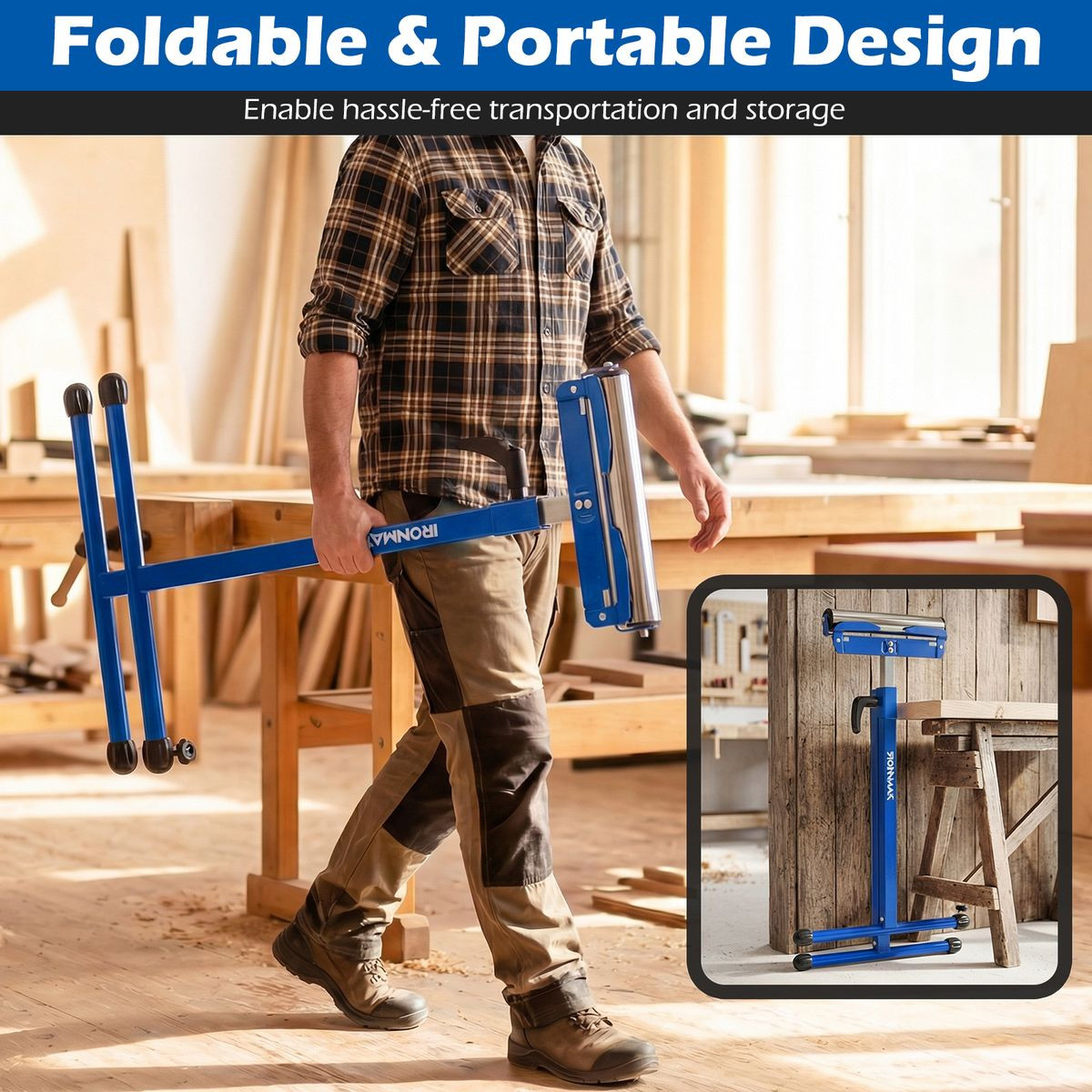 Ironmax Folding Roller Stand (2-Pack) product image